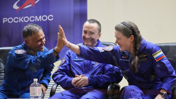Soyuz MS-29 Launches from Baikonur to International Space Station