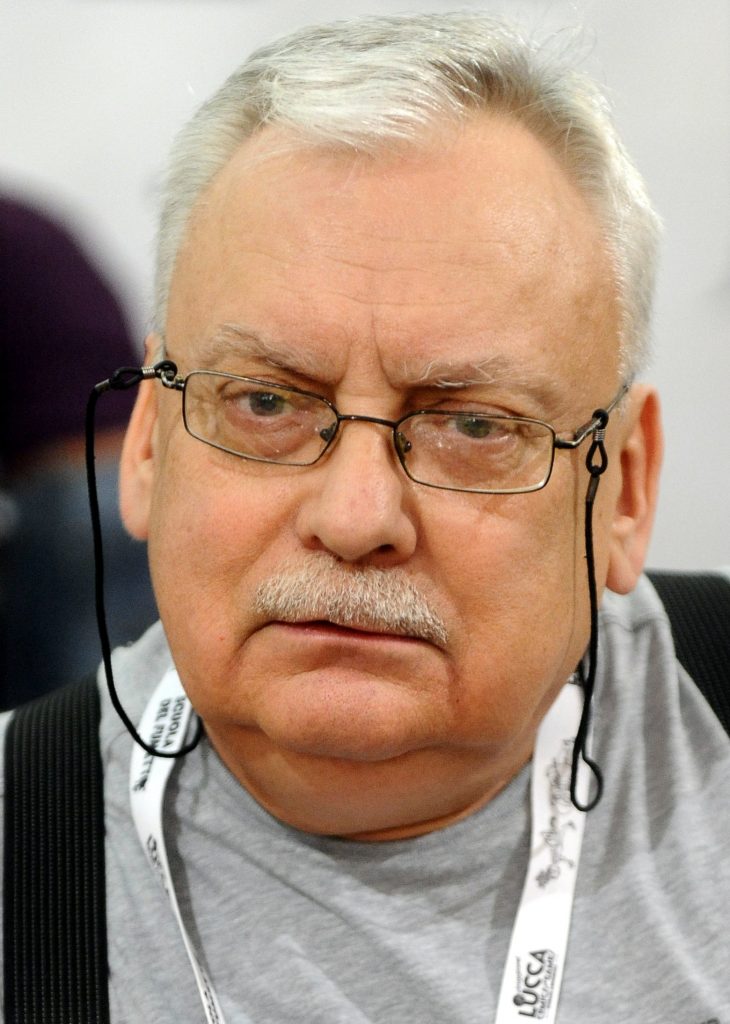 Author Andrzej Sapkowski at Lucca Comics & Games in 2015